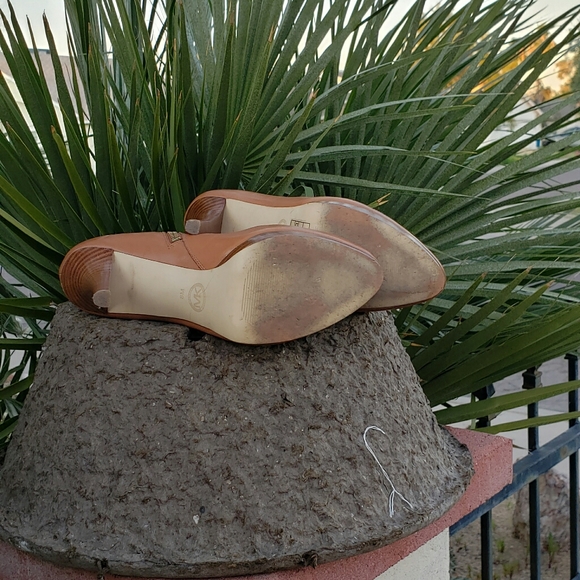 Michael Kors Avery Chevron Stitched Walnut Brown - Picture 4 of 8